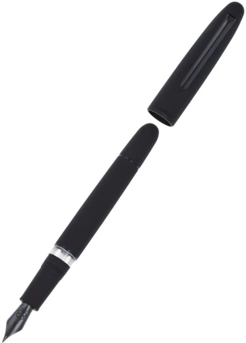 Esterbrook Estie Raven with Button Piston Fountain Pen - Matte Black w/ Black Trim