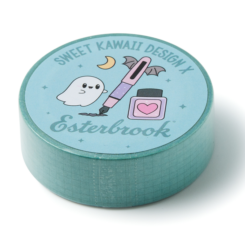Esterbrook Ghosty Grid (Mint Grid) Washi Tape, Special Edition