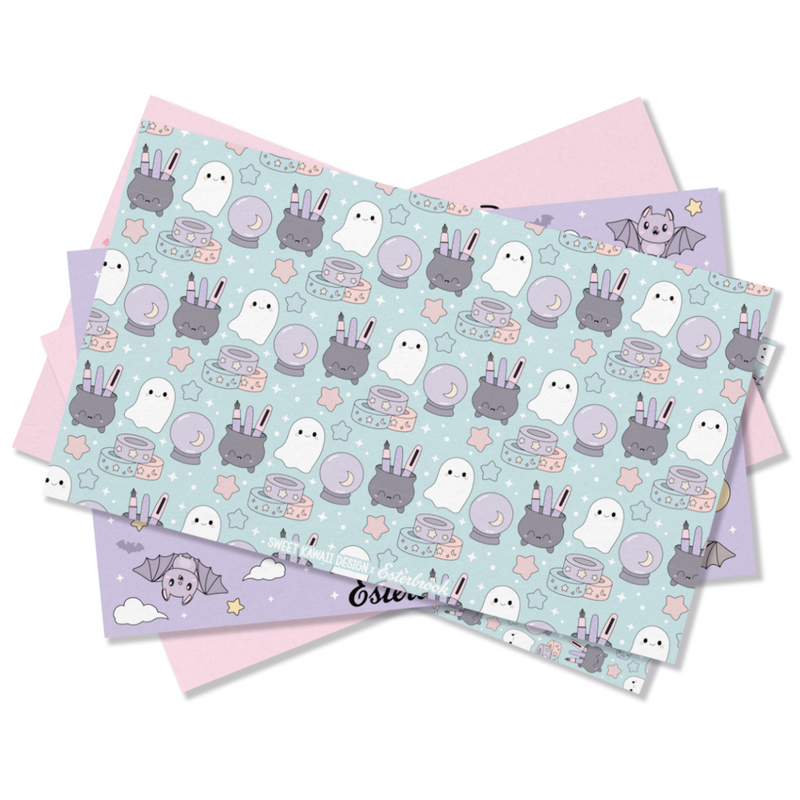 Esterbrook Pastel Halloween Blotter Papers (5 Piece), Special Edition