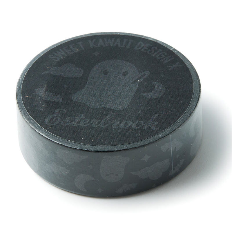 Esterbrook Sweetly Haunted (Black Ghosts) Washi Tape, Special Edition
