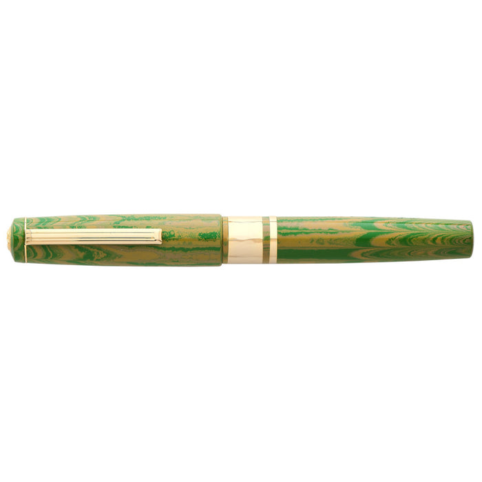 Esterbrook Model J Lotus Green Ebonite Fountain Pen - Gold Trim