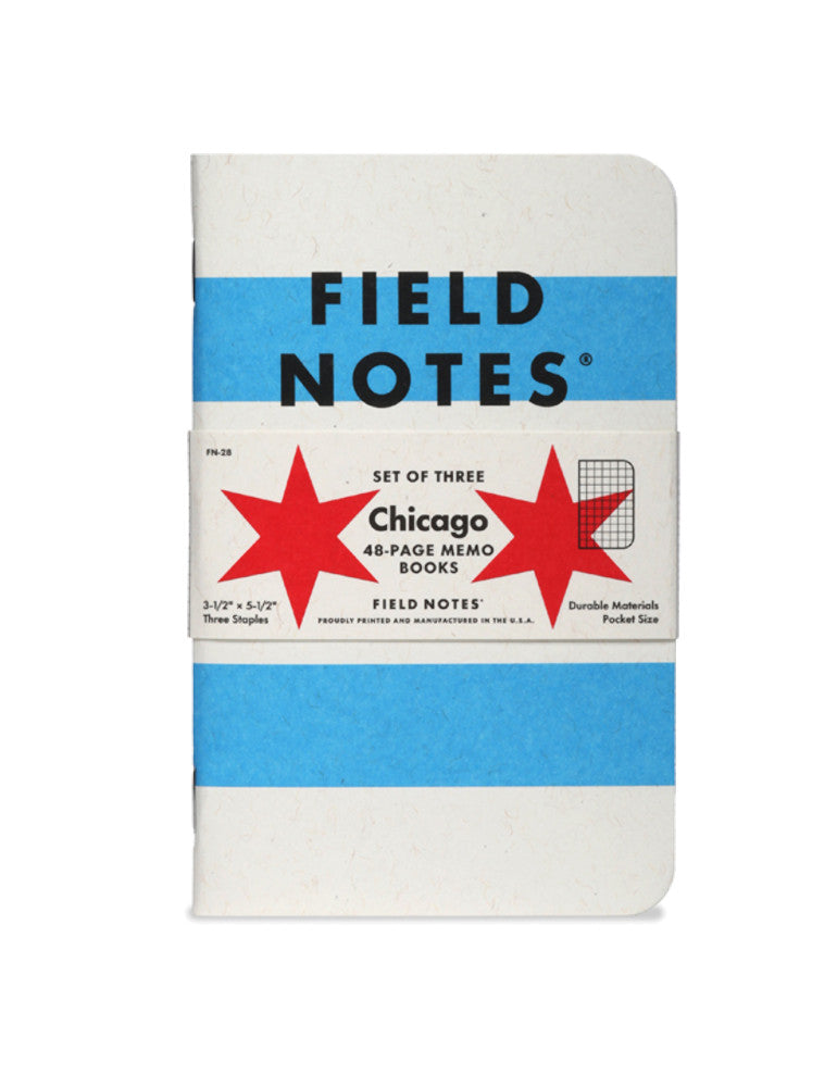 Field Notes Chicago Notebooks (Set 3)