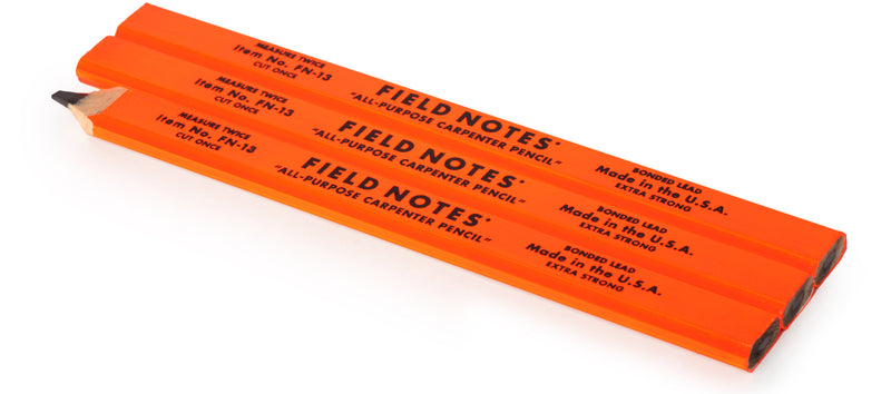 Field Notes Carpenter Pencils - 3 Pack