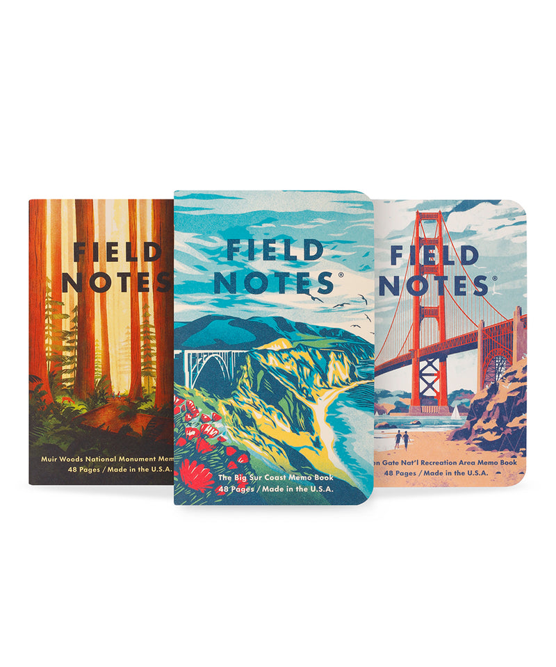 Field Notes Explore America Notebooks (Set 3) -  Series A