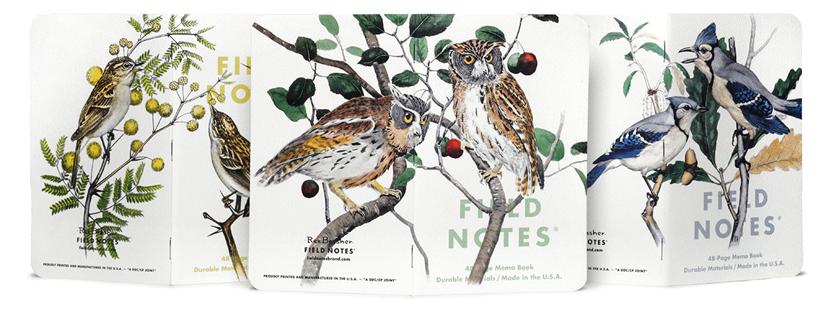 Field Notes Birds and Trees of North America Notebooks (Set 3) - Pack A