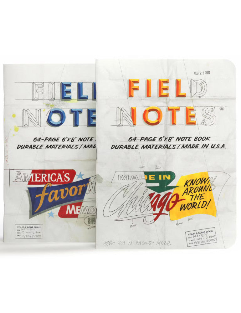 Field Notes The Chicago Look Notebooks (Set 2) *New Size*