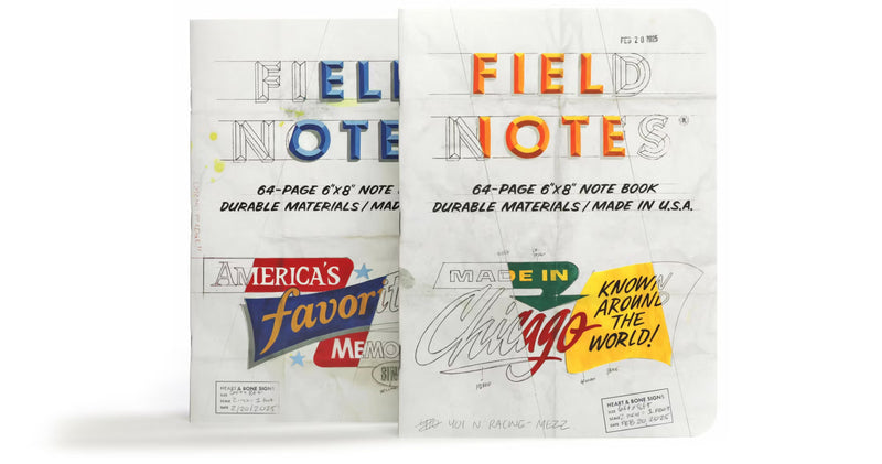 Field Notes The Chicago Look Notebooks (Set 2) *New Size*