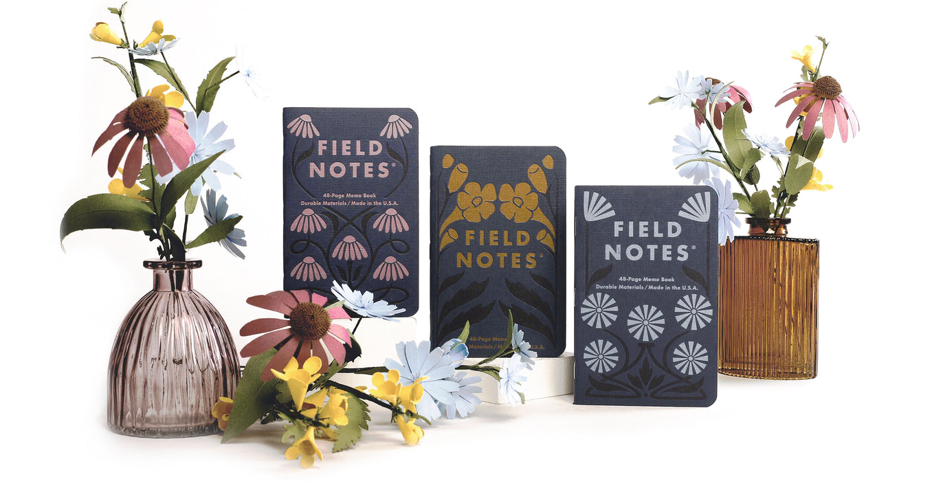 Field Notes Fall Flowers Notebooks (Set 3)
