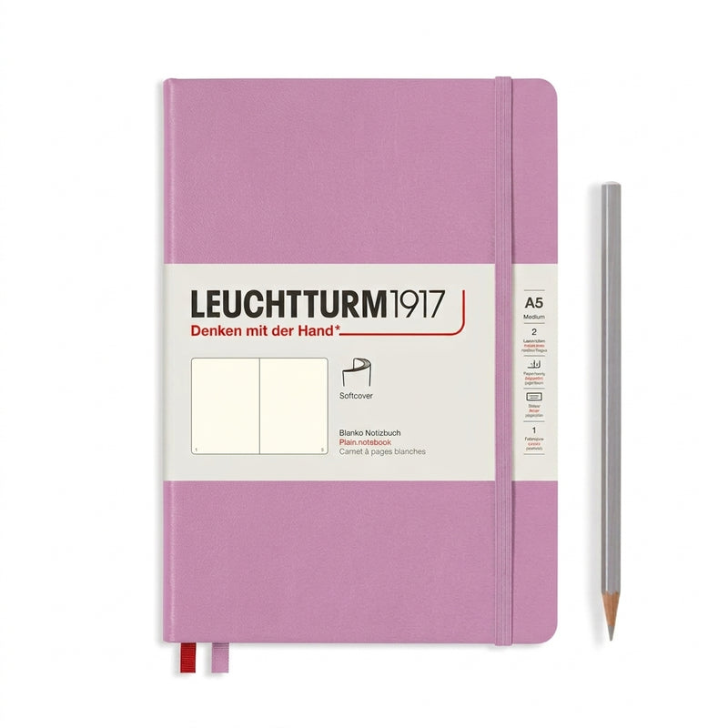 Leuchtturm1917 Softcover Notebook Medium (A5), Ruled - Bubble Gum