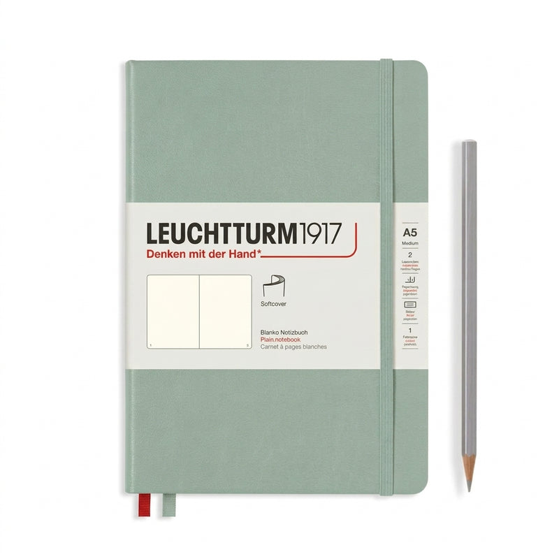 Leuchtturm1917 Softcover Notebook Medium (A5), Plain - Dove