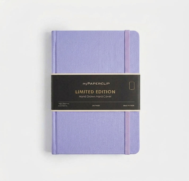myPAPERCLIP Limited Edition Hardcover A5 Notebook - Perlwinkle - Plain