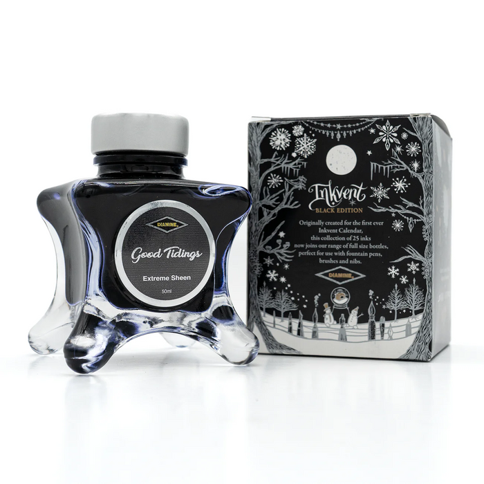 Diamine Black Edition Ink - Good Tidings Extreme Sheen