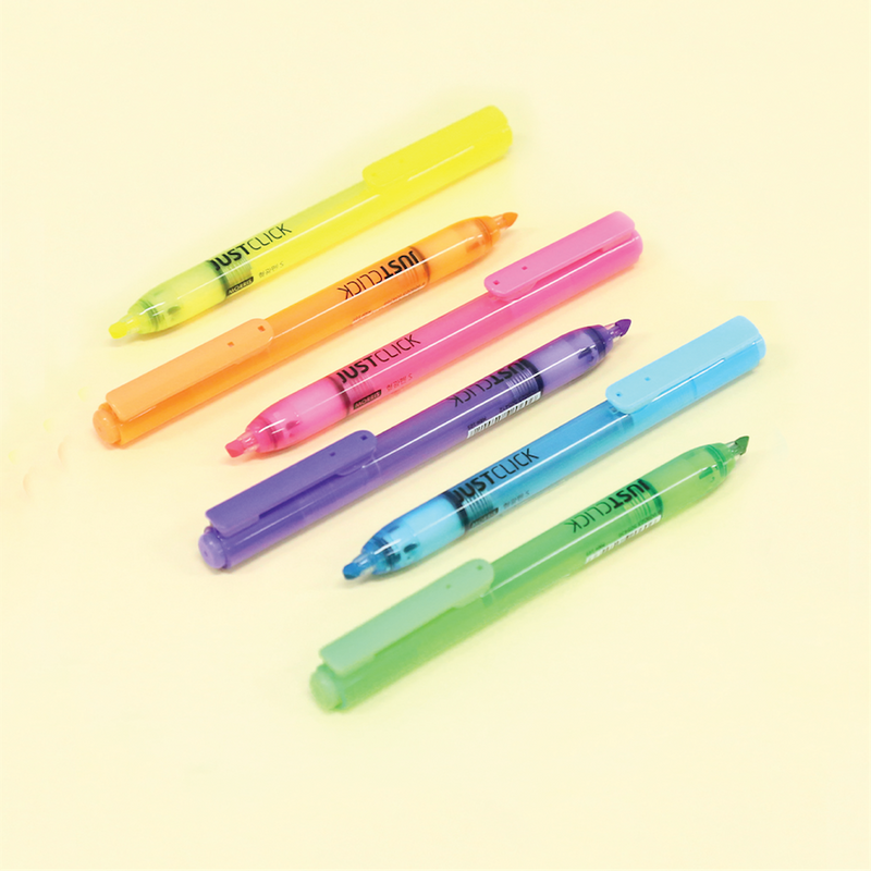 Morris JUSTCLICK Retractable MRH-105 Highlighter S – Pink
