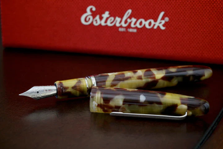 Esterbrook Estie Tortoise Fountain Pen - Gold Trim, Custom Nib