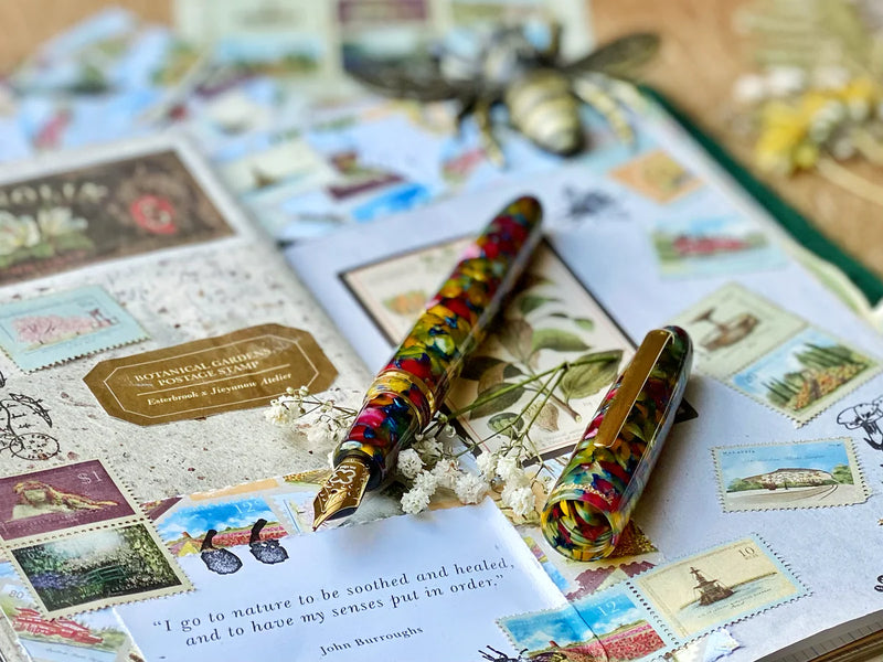 Esterbrook Estie Botanical Garden Fountain Pen - Gold Trim