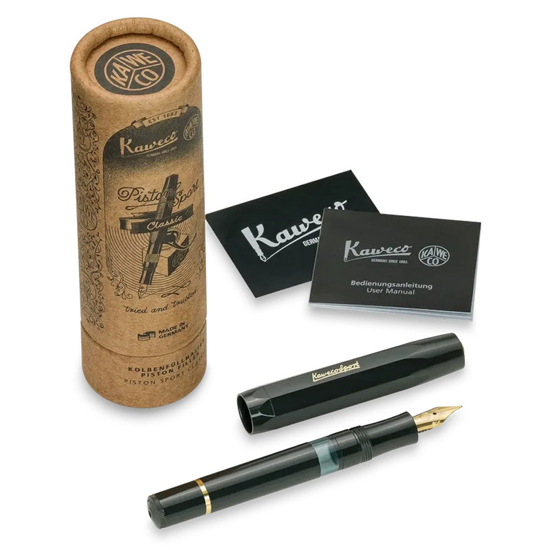 Kaweco Piston Sport Classic Fountain Pen - Black