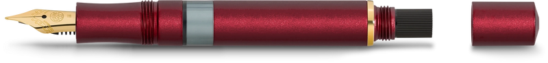 Kaweco Piston Sport AL Fountain Pen and Ink Gift Set - Burgundy/Gold [PRE-ORDER]
