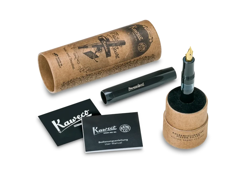Kaweco Piston Sport Classic Fountain Pen - Black