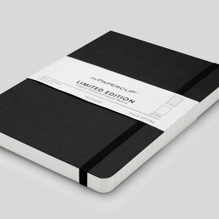 myPAPERCLIP Limited Edition Softcover A5 Notebook - Black