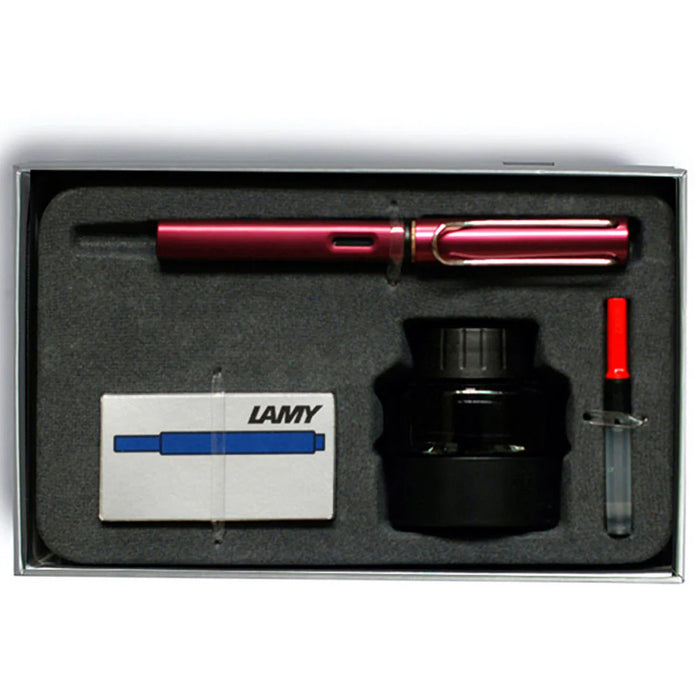 Lamy Al-Star Black Purple Fountain Pen Gift Set