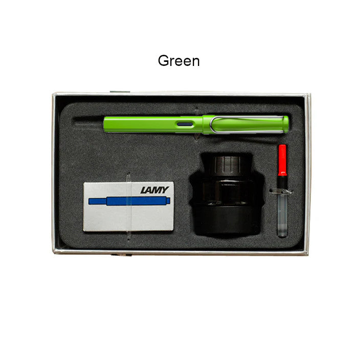 Lamy Safari Fountain Pen Gift Set - Various Colours