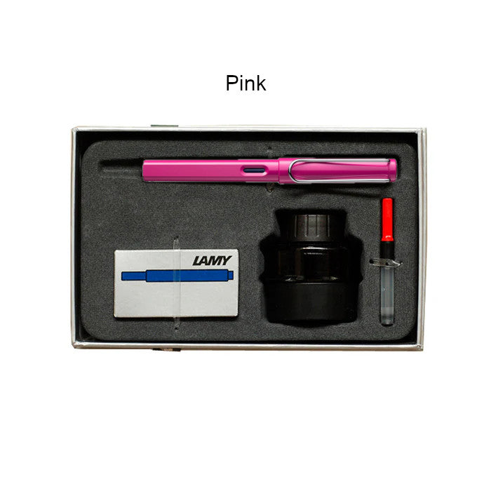 Lamy Safari Fountain Pen Gift Set - Various Colours