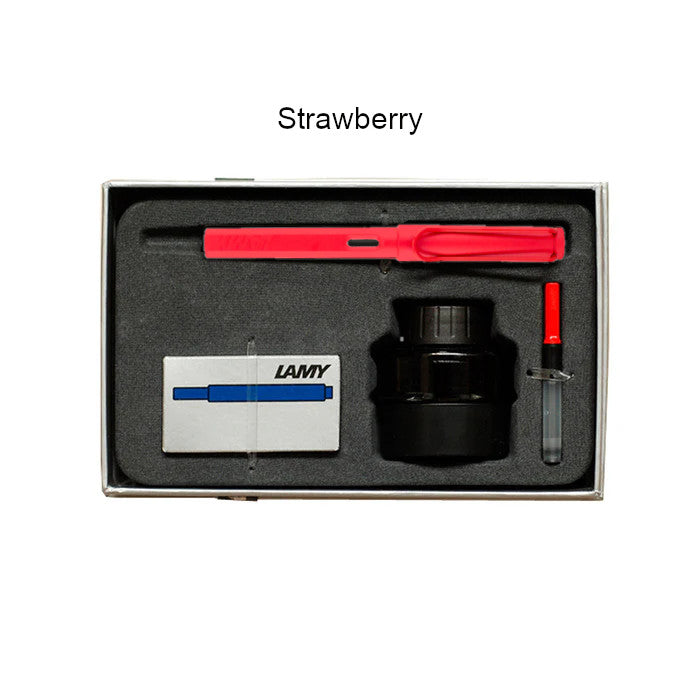 Lamy Safari Fountain Pen Gift Set - Various Colours