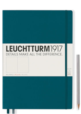 Leuchtturm1917 Notebook Slim Master (A4+), Plain - Pacific