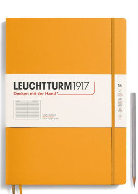 Leuchtturm1917 Notebook Slim Master (A4+), Ruled - Rising Sun