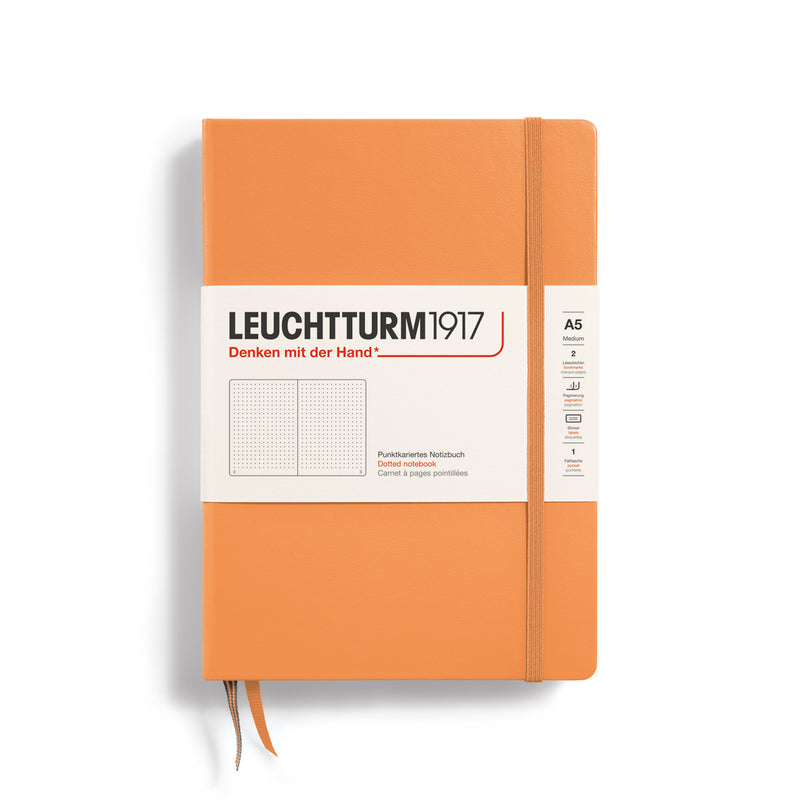 Leuchtturm1917 Notebook Hardcover Medium (A5), 251 Pages - Apricot