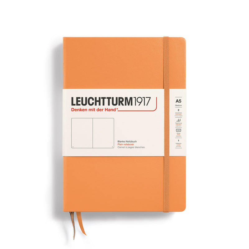 Leuchtturm1917 Notebook Hardcover Medium (A5), 251 Pages - Apricot