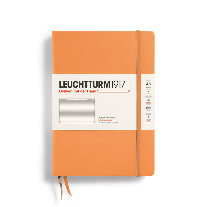 Leuchtturm1917 Notebook Hardcover Medium (A5), 251 Pages, Apricot