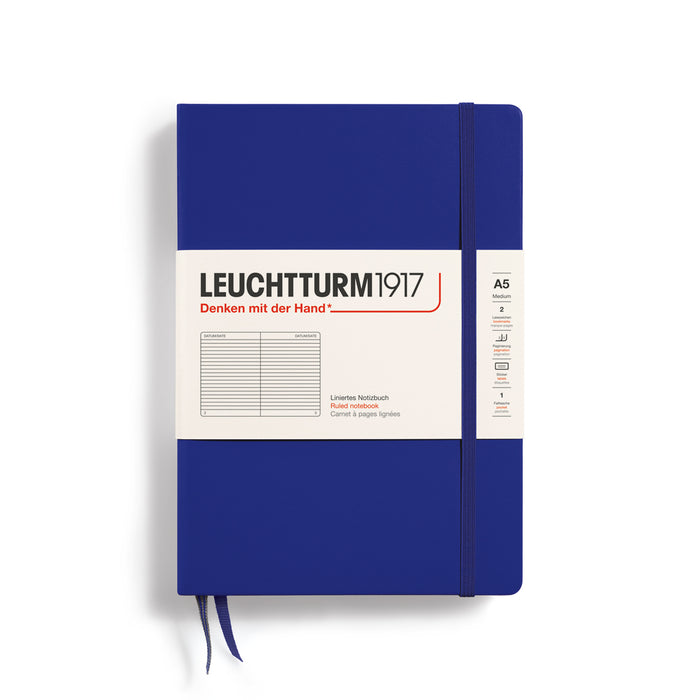 Leuchtturm1917 Notebook Hardcover Medium (A5), 251 Pages, Ink