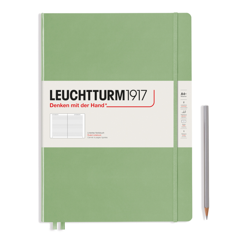 Leuchtturm1917 Notebook Master Slim (A4+), Ruled - Sage