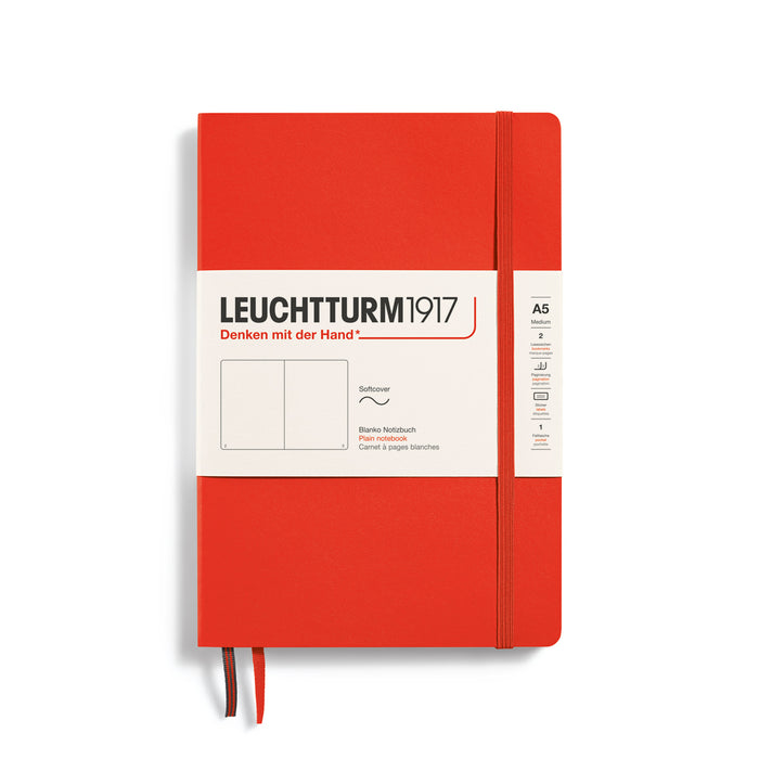 Leuchtturm1917 Notebook Softcover Medium (A5), 123 Pages, Lobster