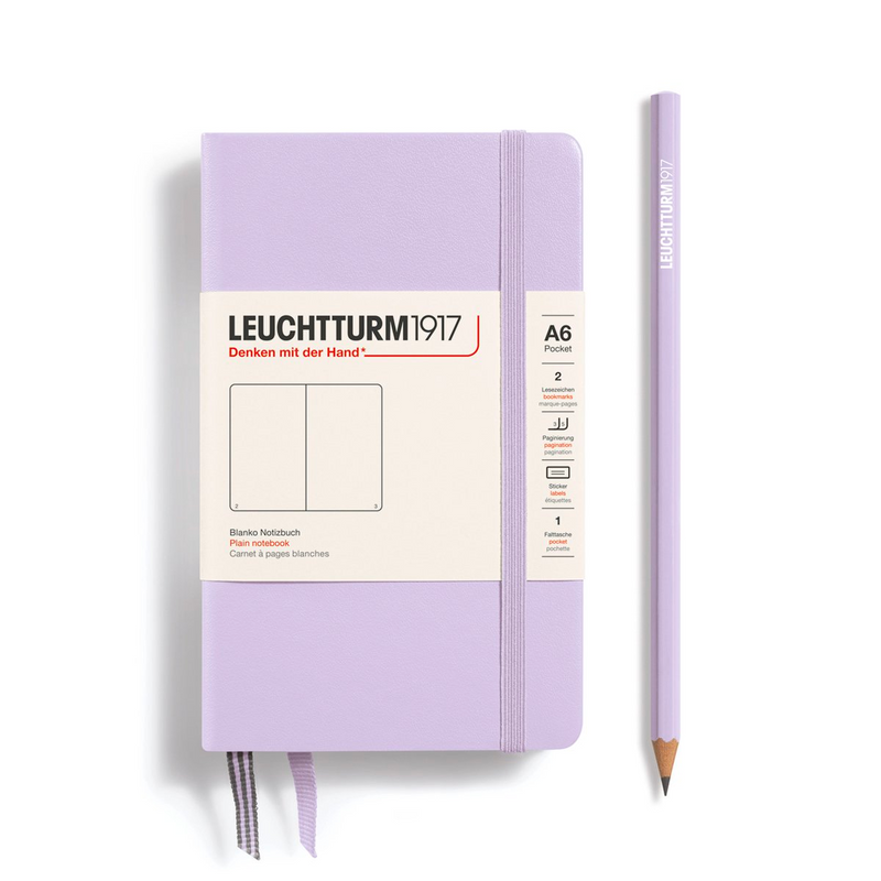 Leuchtturm1917 Notebook Pocket (A6), Plain - Lilac