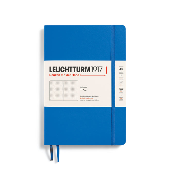 Leuchtturm1917 Notebook Softcover Medium (A5), 123 Pages, Sky