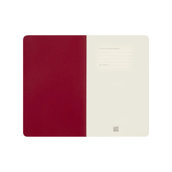 Moleskine Cahier Notebook - Green/Blue/Red, Ruled, Large (Set of 3)