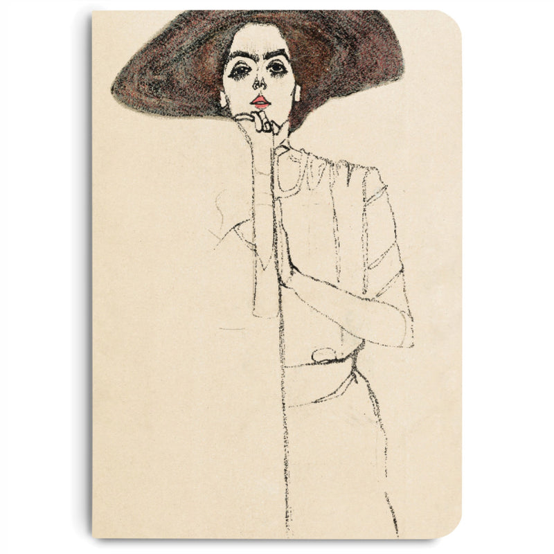 *Clearance* MEMMO A5 Notebook - Portrait of a Woman no.2, Blank