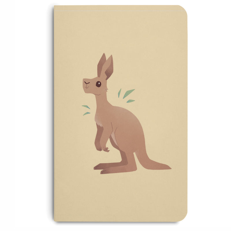 *Clearance* MEMMO Bush Buddies A6 Notebook - Kenny Kangaroo, Lined