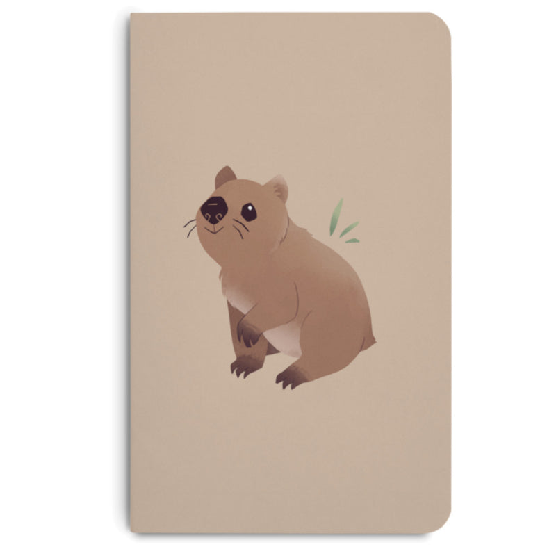 *Clearance* MEMMO Bush Buddies A6 Notebook - Walter Wombat, Lined