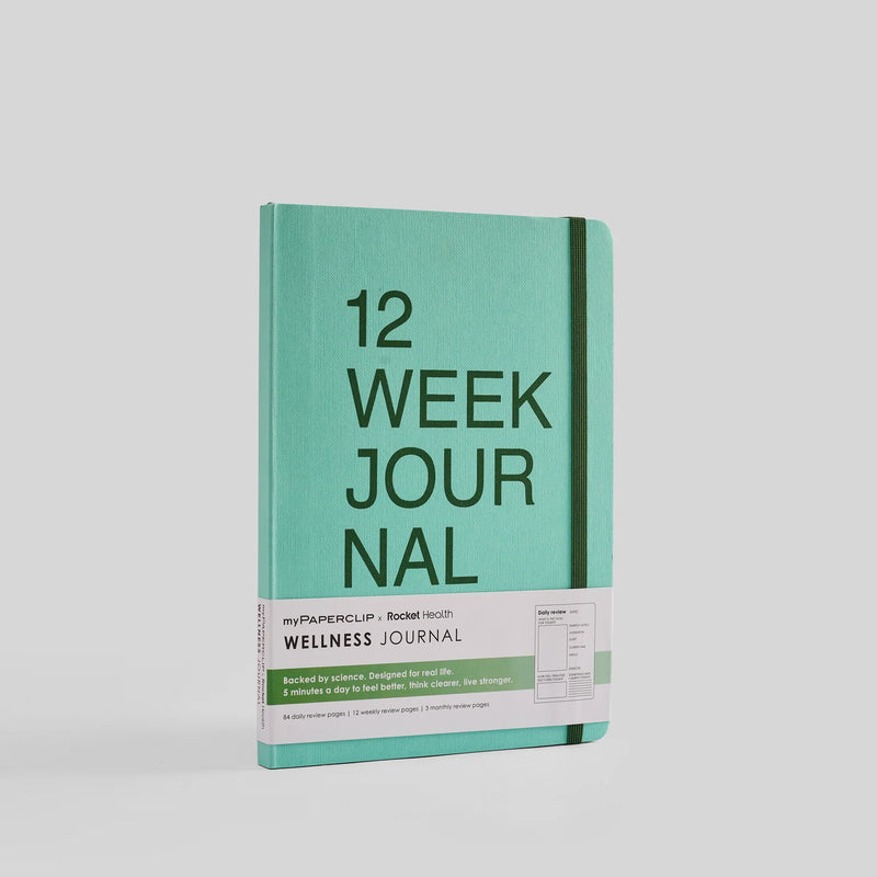 myPAPERCLIP 12-Week Wellness Journal A5 Notebook
