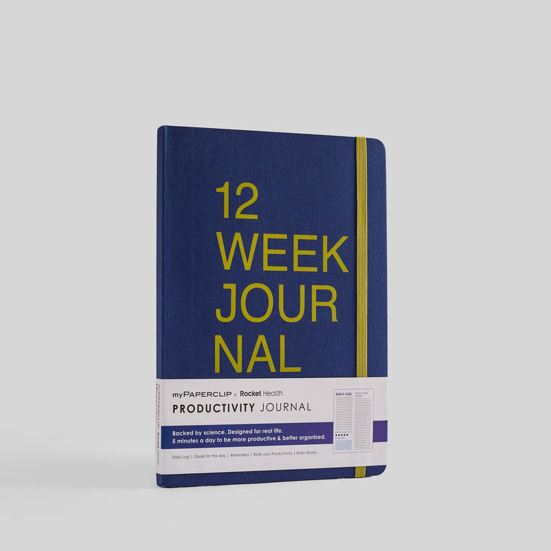 myPAPERCLIP 12-Week Productivity Journal A5 Notebook