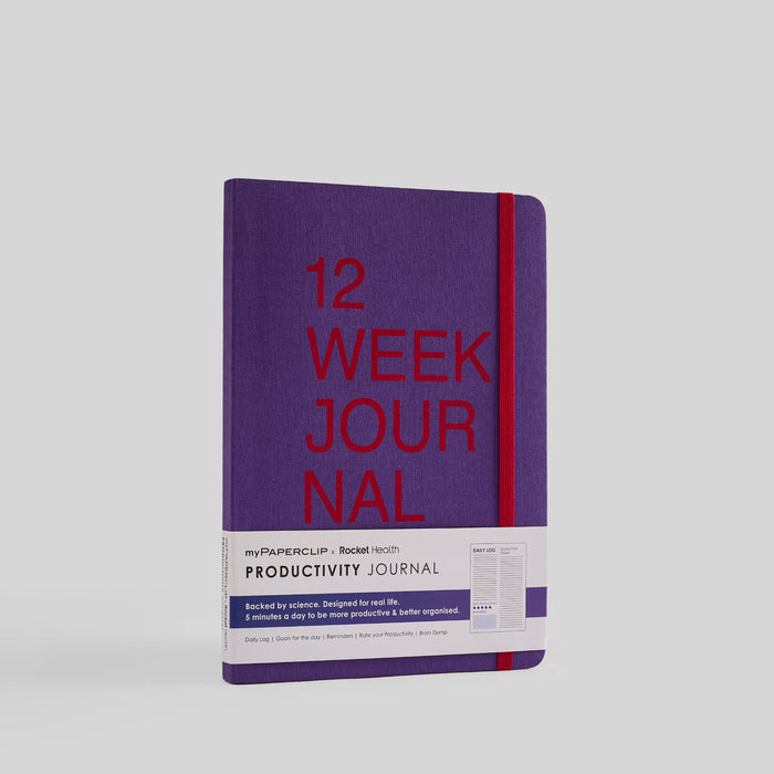 myPAPERCLIP 12-Week Productivity Journal A5 Notebook