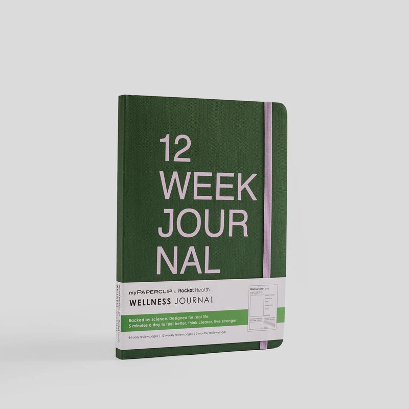 myPAPERCLIP 12-Week Wellness Journal A5 Notebook