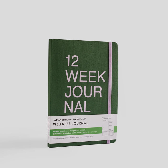 myPAPERCLIP 12-Week Wellness Journal A5 Notebook