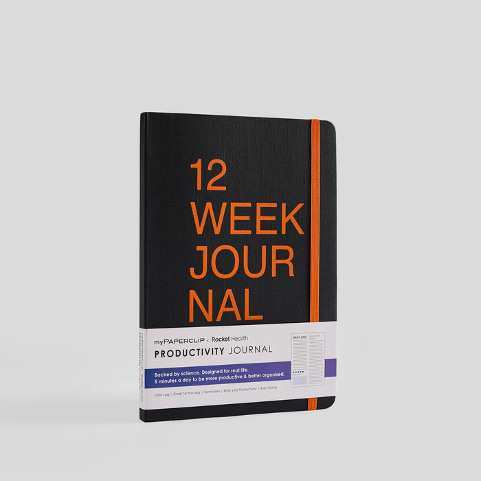 myPAPERCLIP 12-Week Productivity Journal A5 Notebook