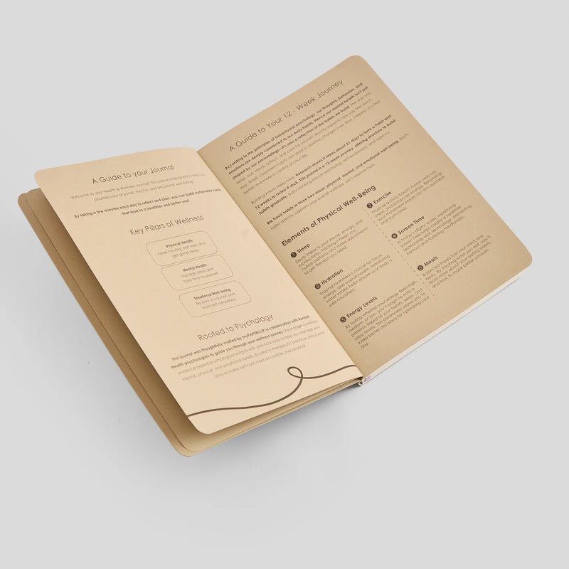 myPAPERCLIP 12-Week Wellness Journal A5 Notebook