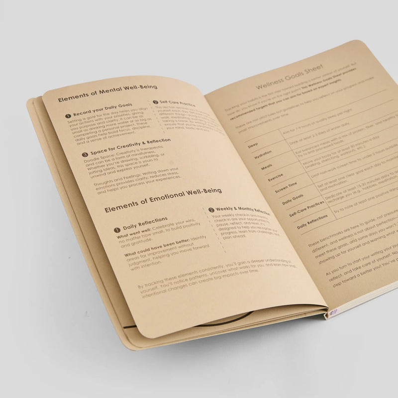 myPAPERCLIP 12-Week Wellness Journal A5 Notebook