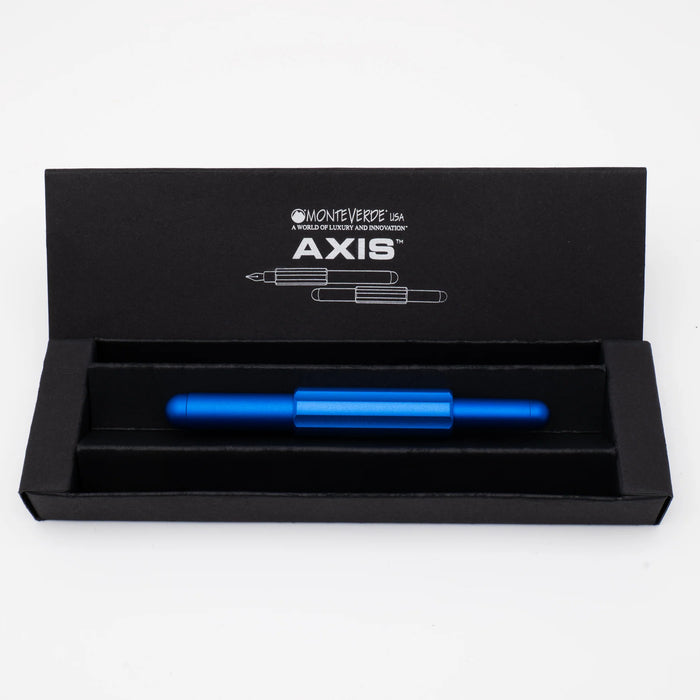Monteverde Axis Fountain Pen - Matte Blue